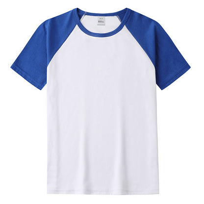 Summer Camp Ice Silk Cotton T-shirt Short Sleeve