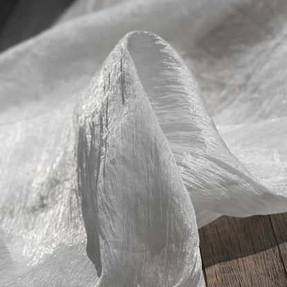 Pleated Three-dimensional Texture Silk Yarn Fabric