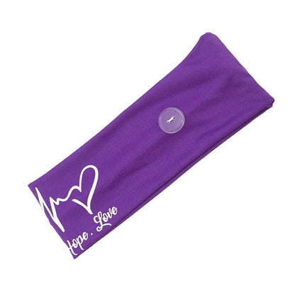 Milk Silk Mask Button Hair Band