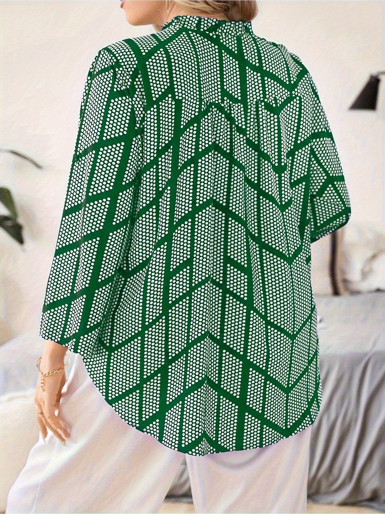 Dotella Breeze V-Neck Blouse