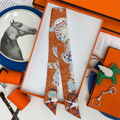 Fashion Arm Bag Silk Scarf