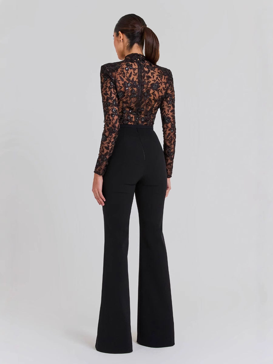 Nocterra VeilLace Jumpsuit