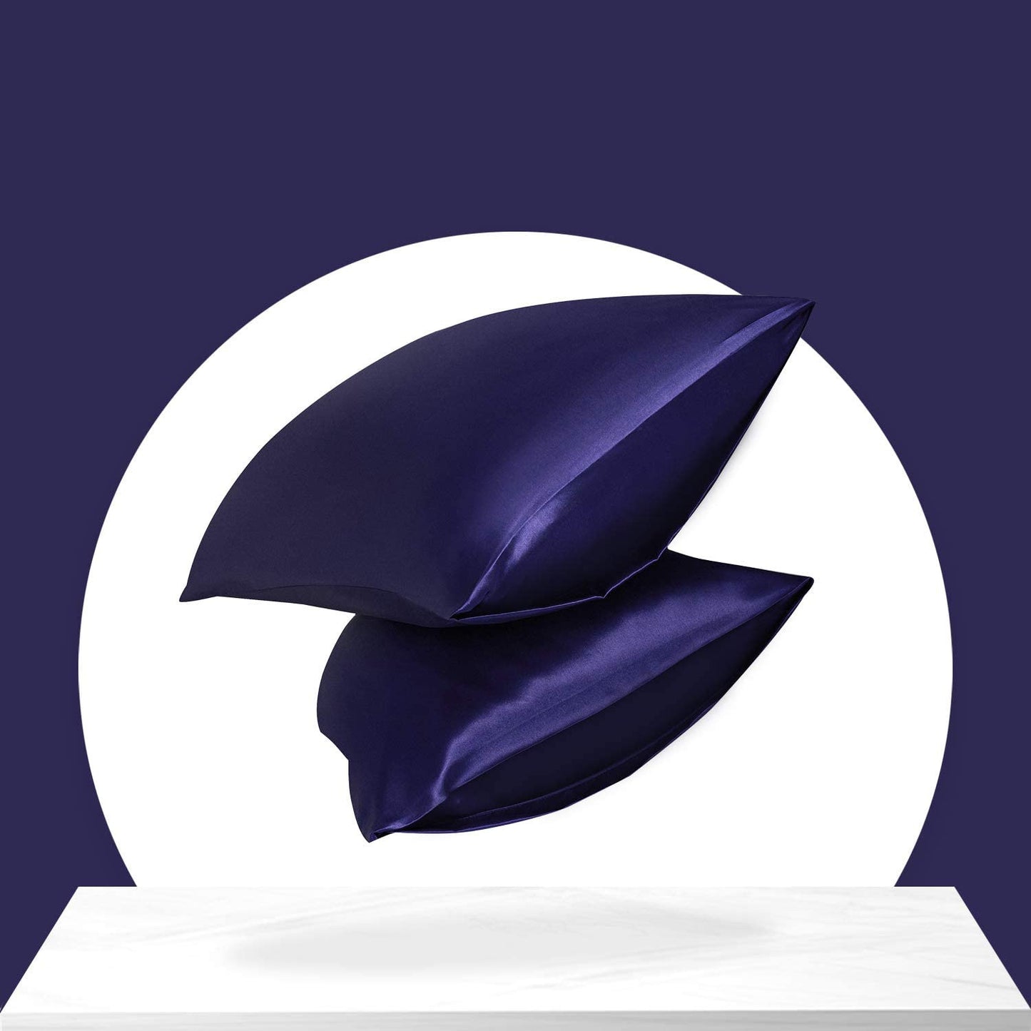 Silk-like Solid Color Pillowcase