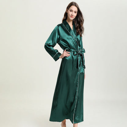 Silk Lace Pajamas Bathrobe Home Clothes