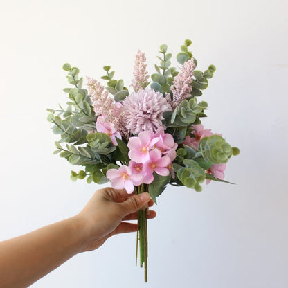 Handwritten Bouquet Decoration Artificial Flower Silk