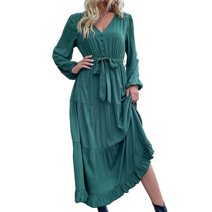 Elowen Drape Long Sleeve Dress