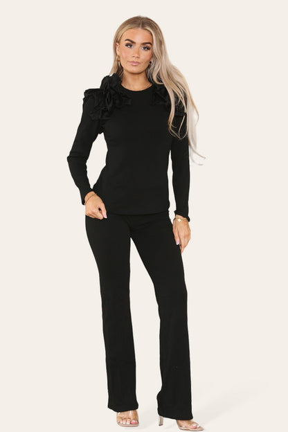 FlutterEase Ribbed Lounge Set