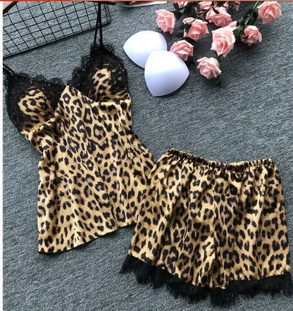 Female Imitation Silk Home Service Suit