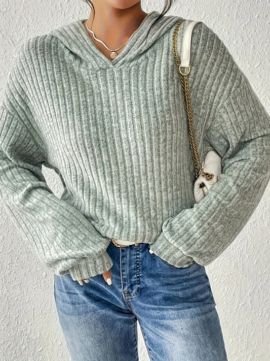 Stratura Hooded Stripe Knit