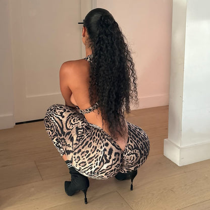 Nova Curve Printed Jumpsuit