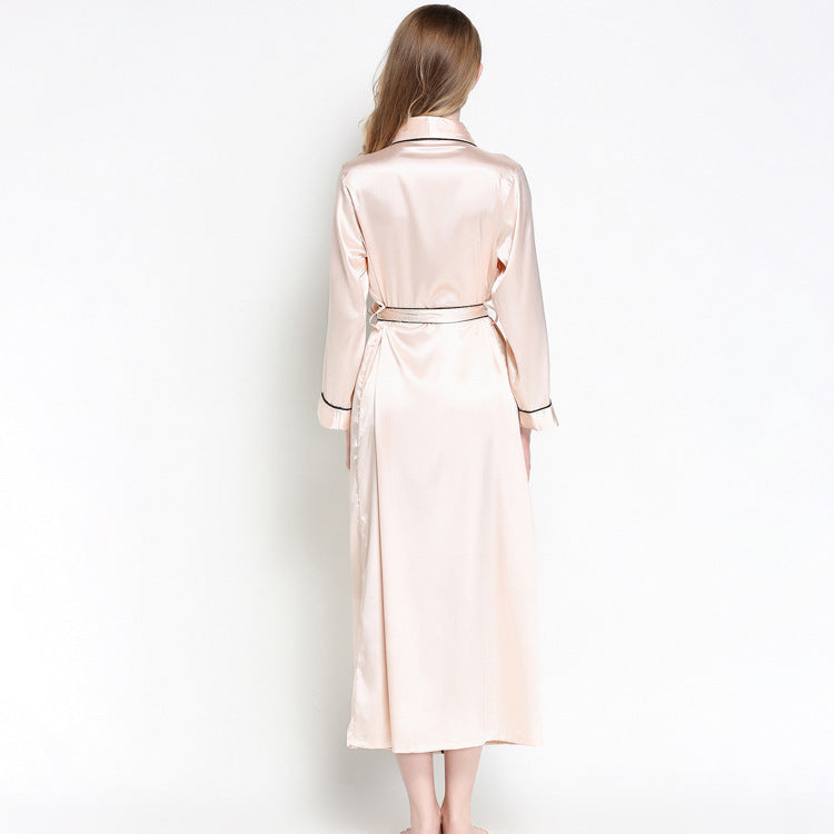 Silk Lace Pajamas Bathrobe Home Clothes