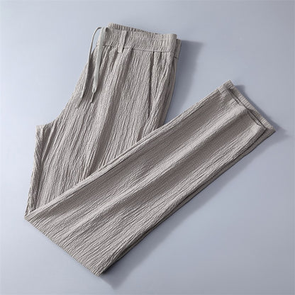Stretch Waffle Ice Silk Ice Silk Casual Pants