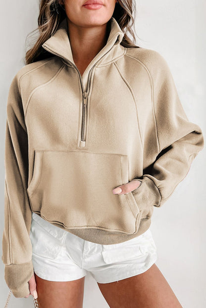 UrbanEase Stand Collar Hoodie