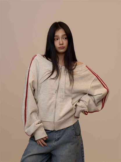 FlexGlam Off-Shoulder Sweater