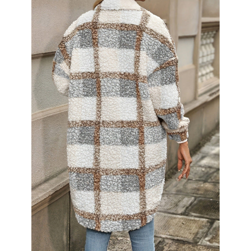ModaBlock Plaid Padded Jacket