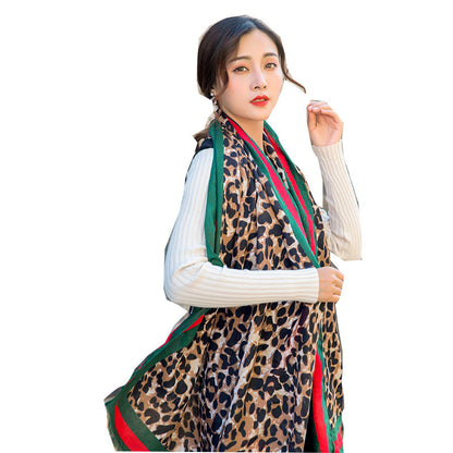 Women's Versatile Sun Protection Shawl Silk Scarf