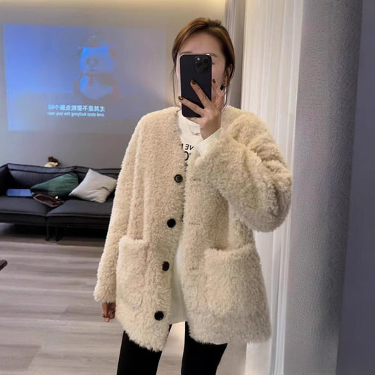LuxeLamb Cozy Top Coat
