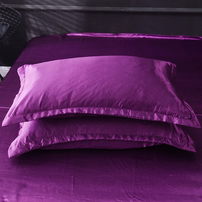 Silk Satin Solid Color Pillowcase