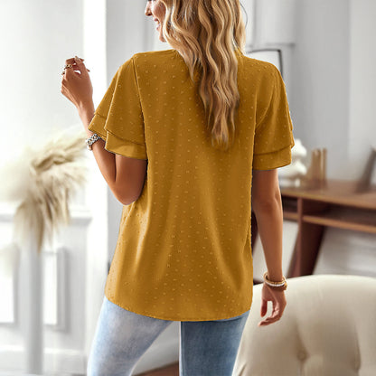 Isla Flare V-Collar Blouse