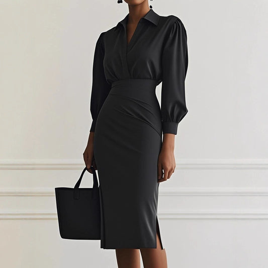 Velina Pleat Dress