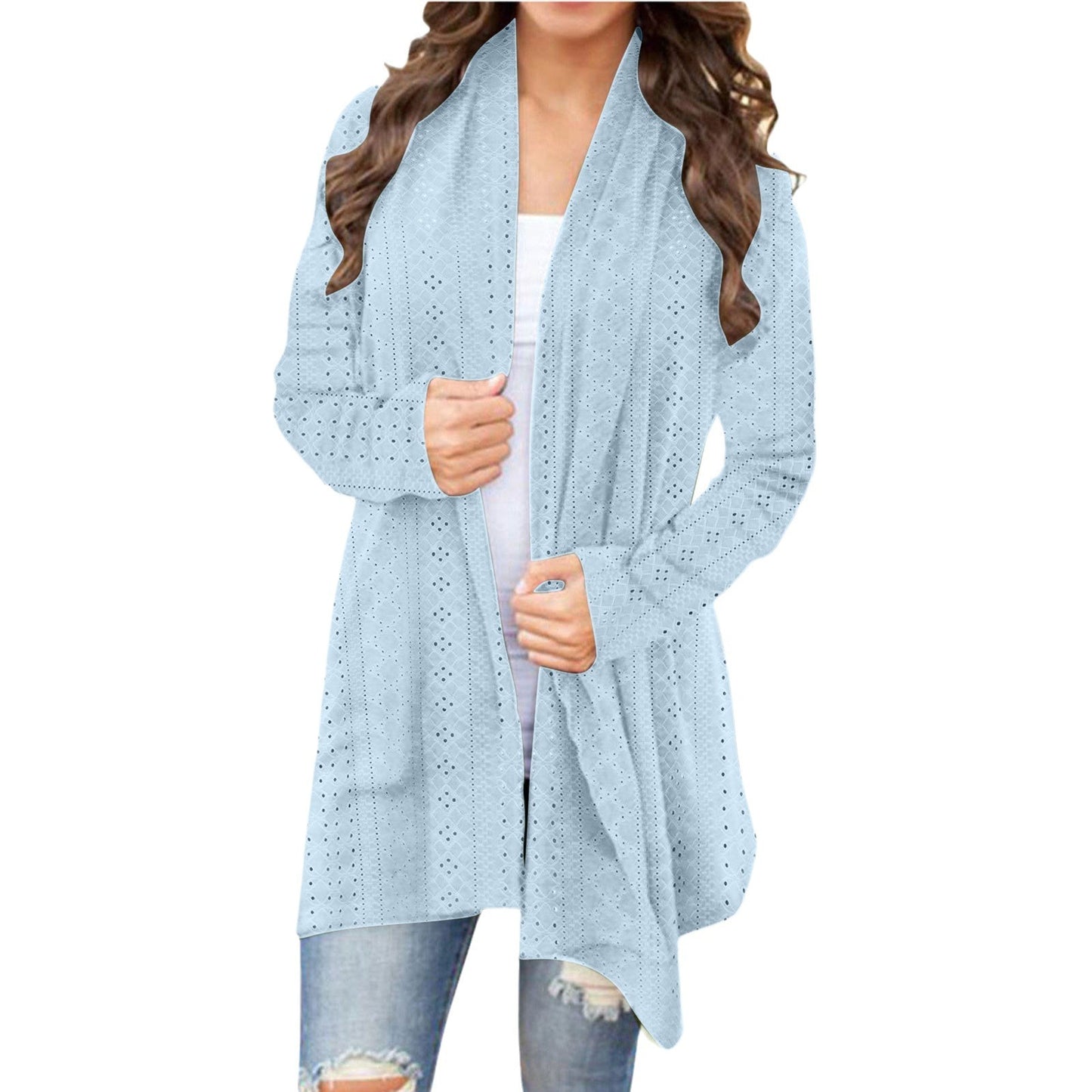 FlowEase Irregular Cardigan