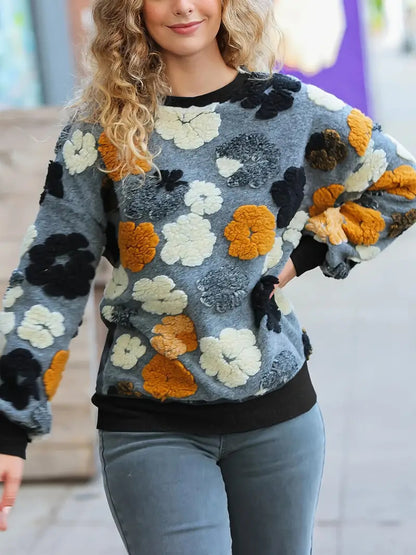 Fiorenza Retro Bloom Sweater