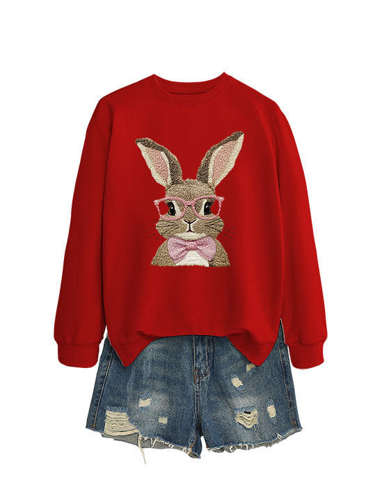CinnaHop Bow Bunny Sweatshirt