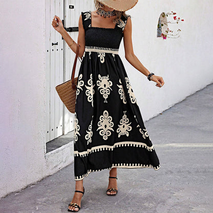 Palmera Pleat Maxi Dress