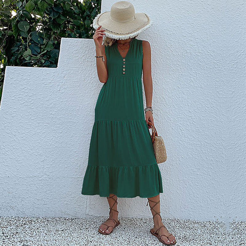 LumaFlow Vest Dress