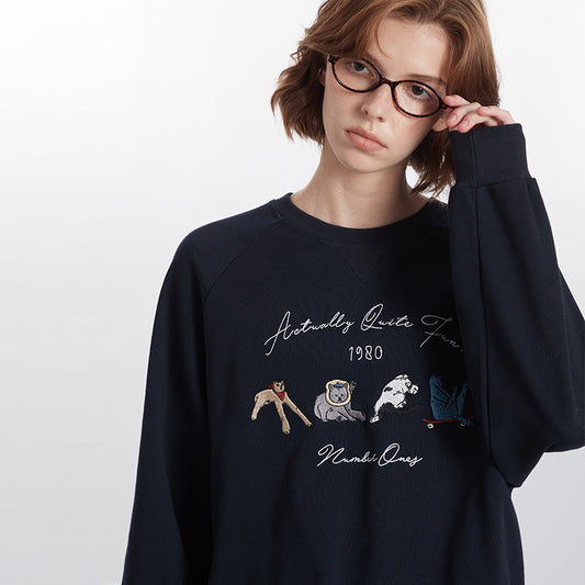 StitchEra™ Retro Embroidered Sweater
