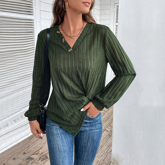 Autumna Veil Textured Sweater