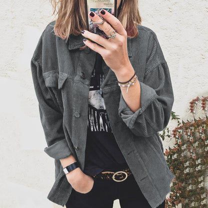 HeritageCord Button Cardigan