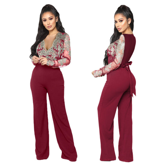 Serenelle LaceMist Jumpsuit