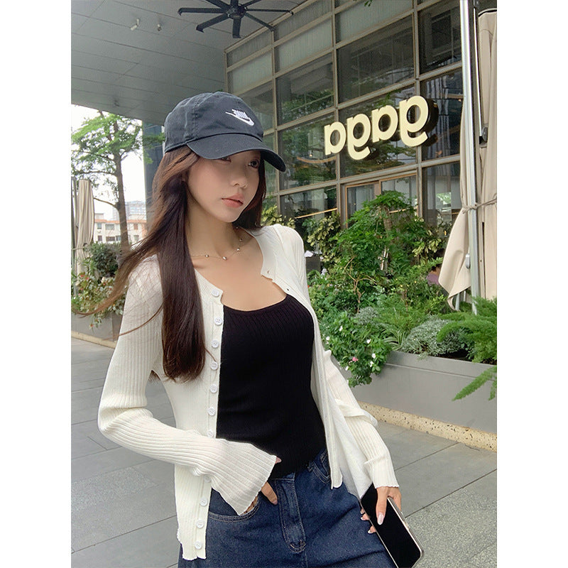 KnitEase Layered Cardigan