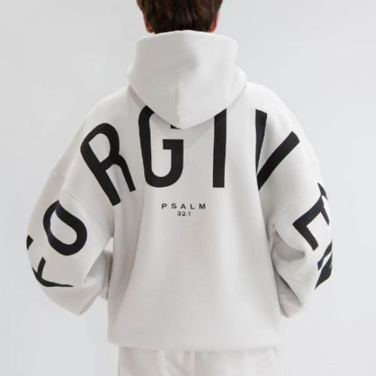 StreetVerse Letter Print Sweatshirt