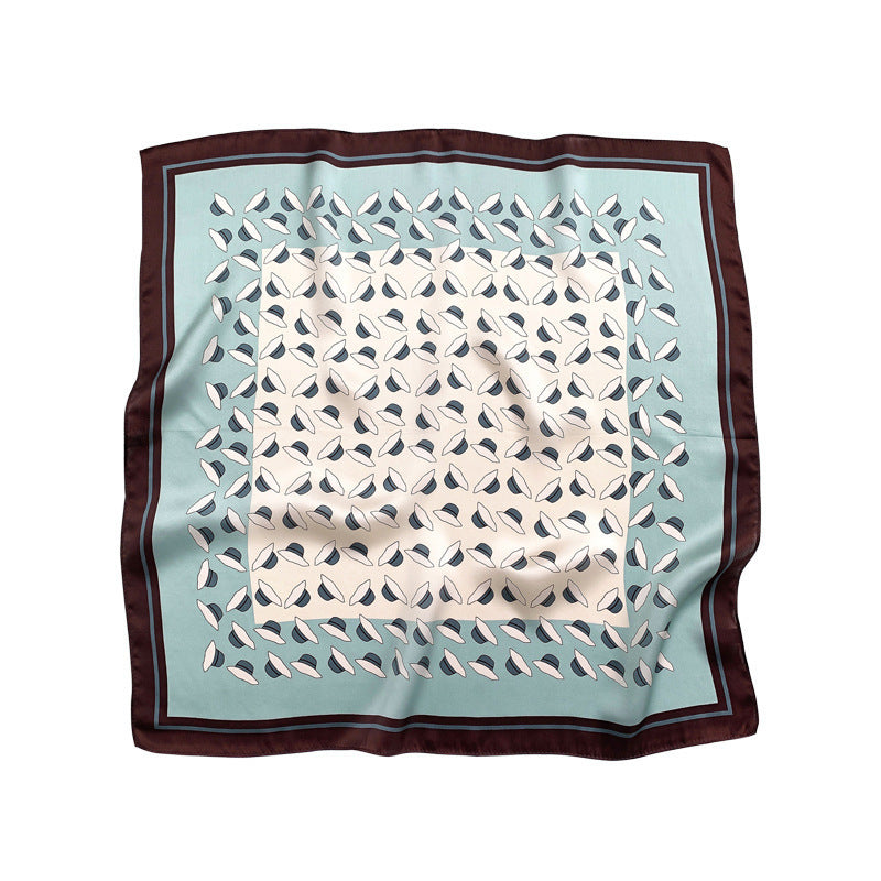 Spring Fashion Printed Thin Silk Scarf