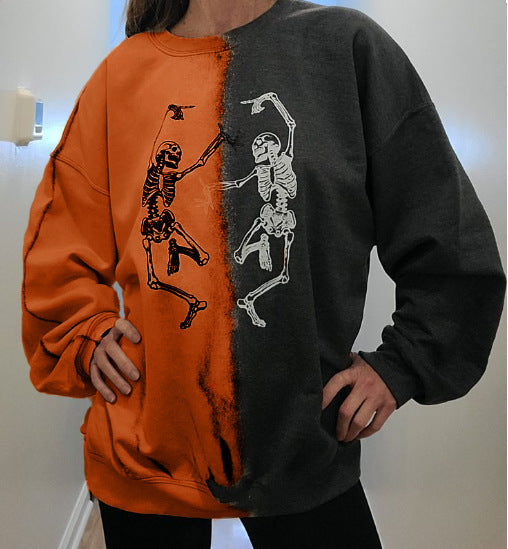 ViviTone Contrast Print Sweater