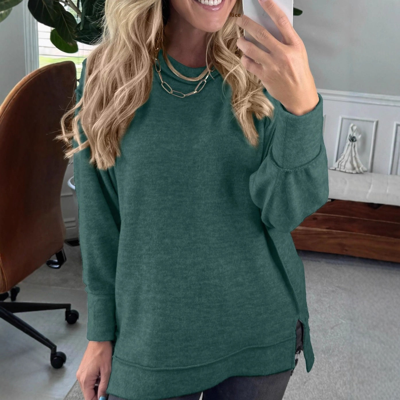 EverydayEase Round Neck Hoodie