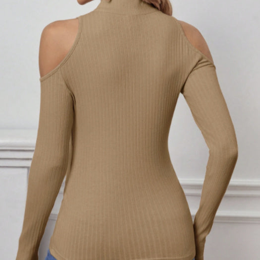SereneCurve Off-Shoulder Top