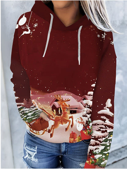 FestiveGlow Hooded Sweater