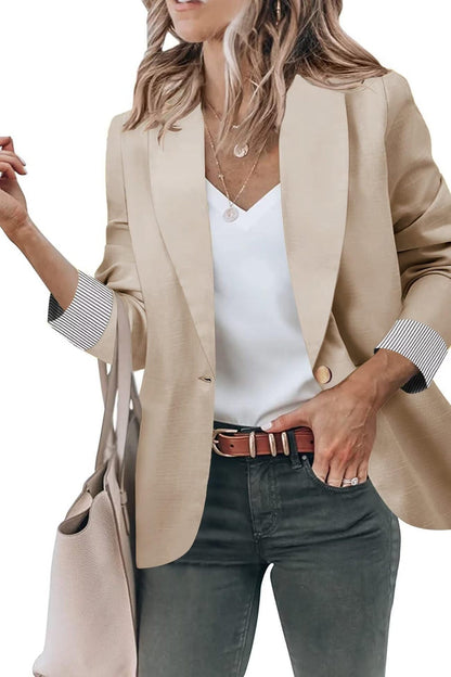 ChicCrest Buttoned Cardigan Blazer