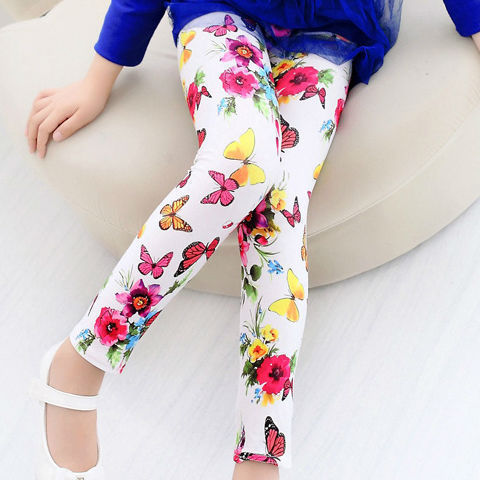 Milk Silk Children's Leggings Slim-fit Small And Medium Nine-point Children's Pants