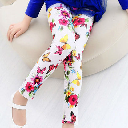 Milk Silk Children's Leggings Slim-fit Small And Medium Nine-point Children's Pants