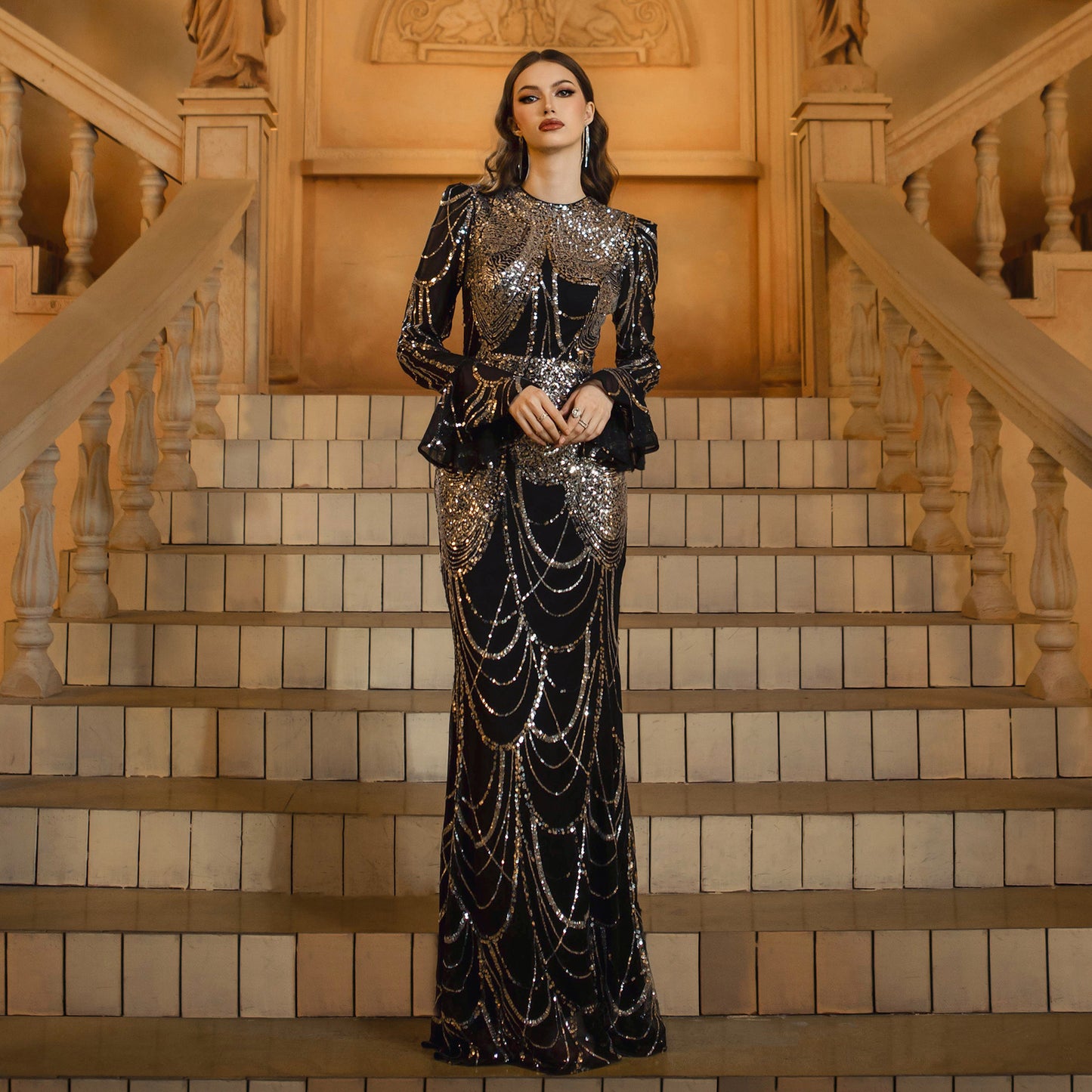 Celestia Noir Gown