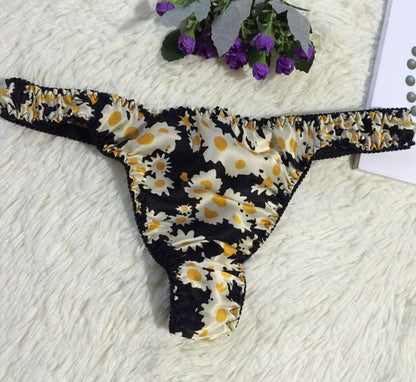 Silk Thong Thin Silk Panties Comfortable