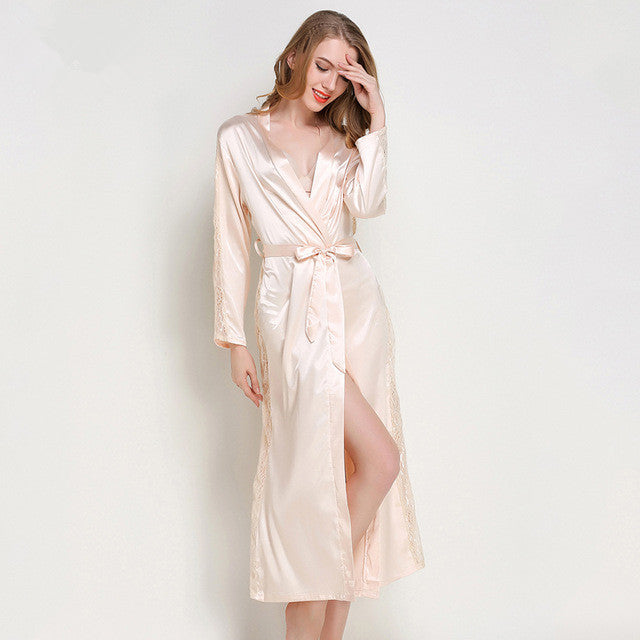 Artificial silk pajamas