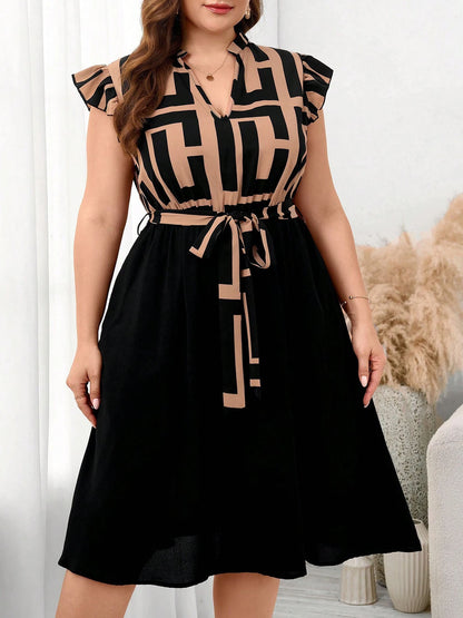 The BloomAura Midi Dress