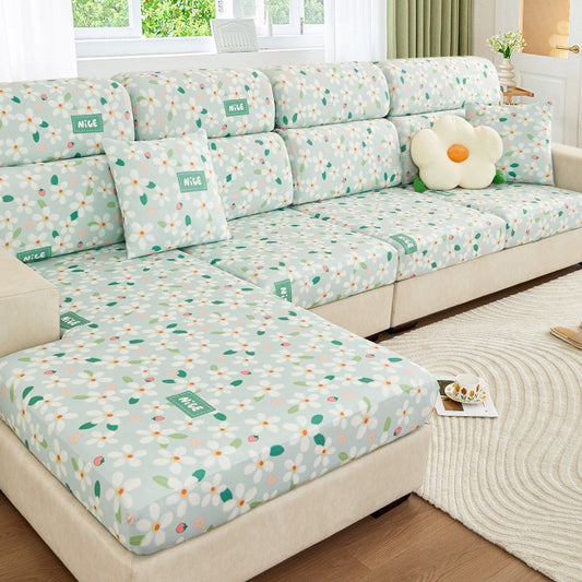 Home Fashion Printing Ice Silk Sofa Cover
