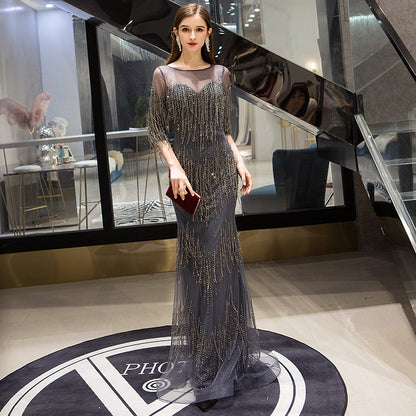 Noir Éloquence Gown