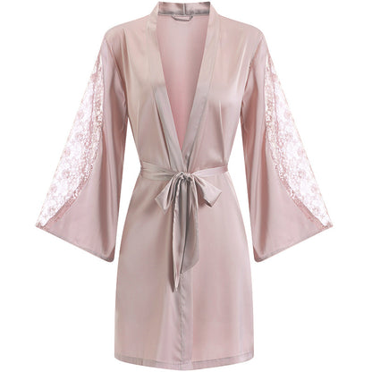 Ice silk halter suspender nightdress